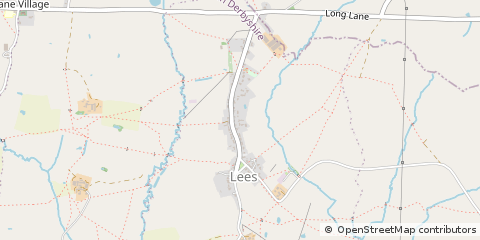Map of Ashbourne, Derbyshire