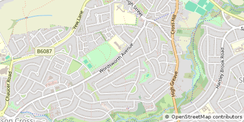 Map of Sheffield