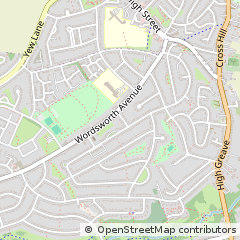 Map of Sheffield