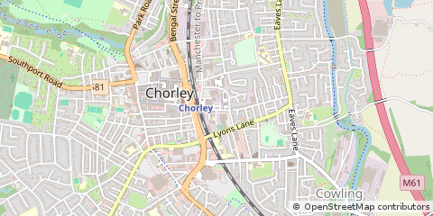 Map of Chorley