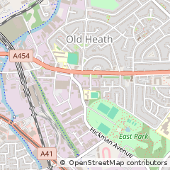 Map of Wolverhampton, West Midlands