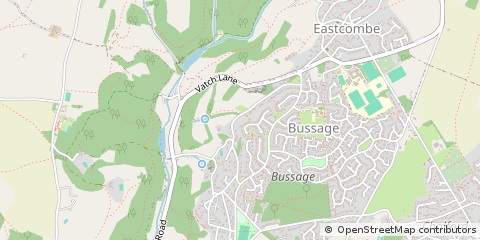 Map of Stroud, Gloucestershire
