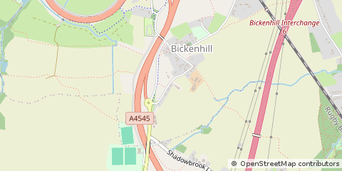 Map of Solihull