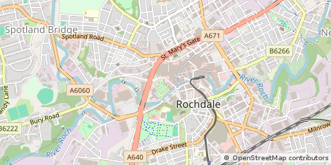 Map of Rochdale