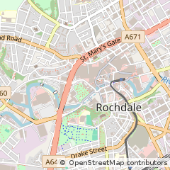 Map of Rochdale