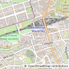 Map of Edinburgh, City of Edinburgh