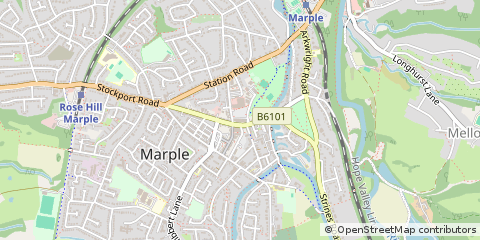 Map of Stockport