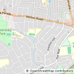 Map of Harrow, Middlesex