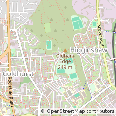 Map of Oldham