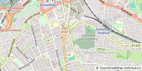 Map of Tyne & Wear, Tyne and Wear