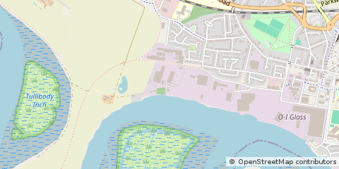 Map of Alloa, Clackmannanshire