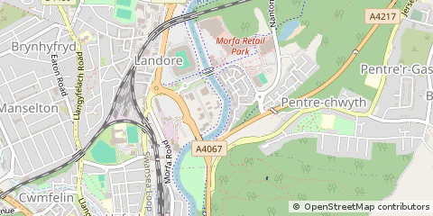 Map of Swansea