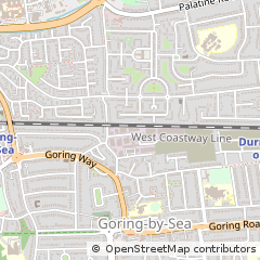 Map of Worthing, West Sussex