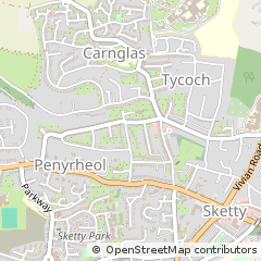 Map of Swansea