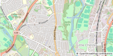 Map of Derby