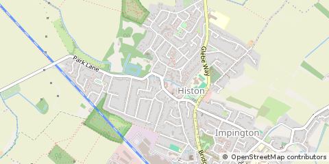 Map of Cambridge, Cambs