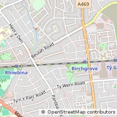 Map of Cardiff