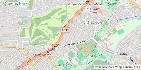Map of Bournemouth
