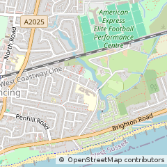 Map of Lancing, Berkshire