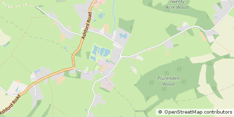 Map of Bethersden, Kent