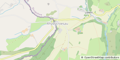 Map of Oswestry