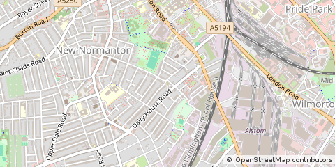 Map of Derbyshire