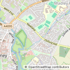 Map of Witney, Oxfordshire
