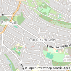 Map of Sheffield