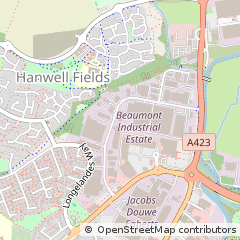 Map of Banbury, Oxfordshire