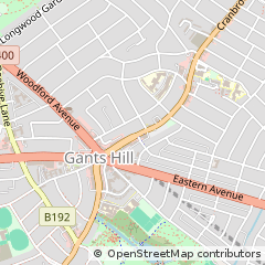 Map of Ilford, Essex