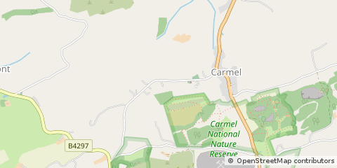 Map of Carmarthenshire