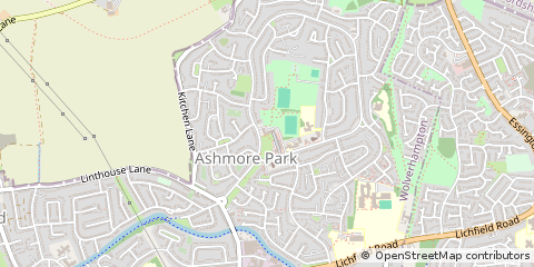 Map of Wolverhampton