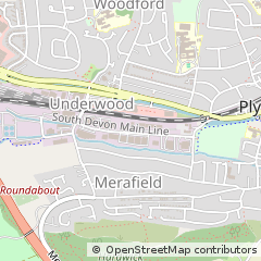 Map of Plymouth, Devon