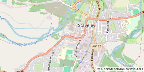 Map of Chesterfield