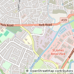 Map of Knaresborough, North Yorkshire