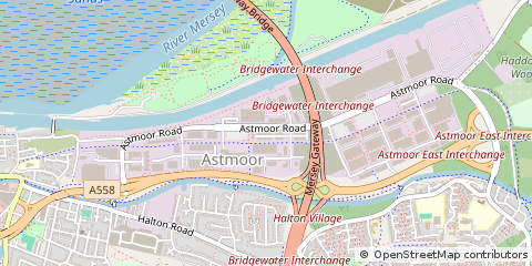 Map of Runcorn, Cheshire
