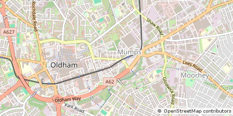 Map of Oldham
