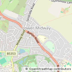 Map of Swadlincote
