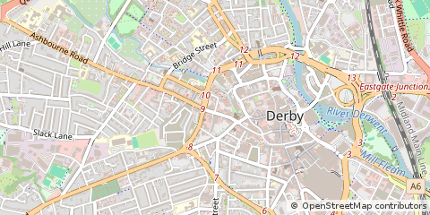 Map of Derby