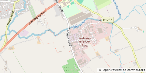Map of Middlesbrough, Northallerton