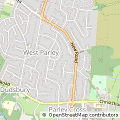 Map of Ferndown, Dorset