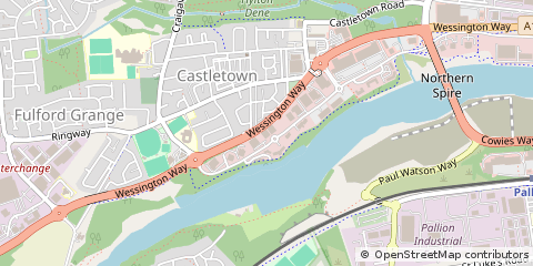 Map of Sunderland