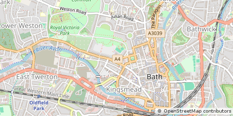 Map of Bath