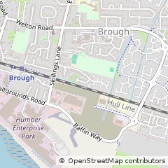 Map of Brough, East Yorkshire