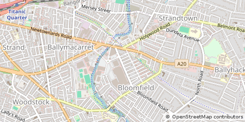 Map of Belfast