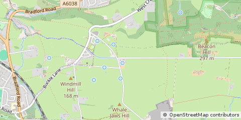 Map of Otley, West Yorkshire