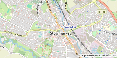 Map of Stowmarket