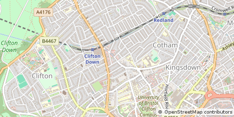 Map of Bristol