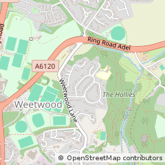 Map of Leeds, Yorkshire