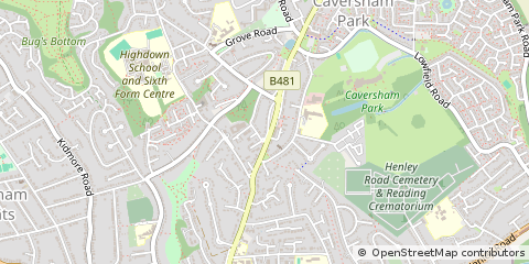 Map of Reading